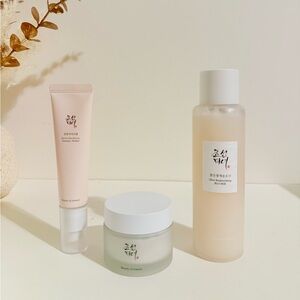 Beauty of Joseon toner, eye cream and moisturizer bundle